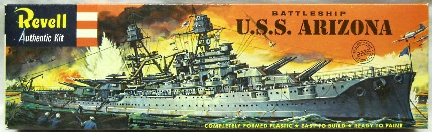Revell 1/426 Battleship USS Arizona 'S' Issue, H348-198 plastic model kit